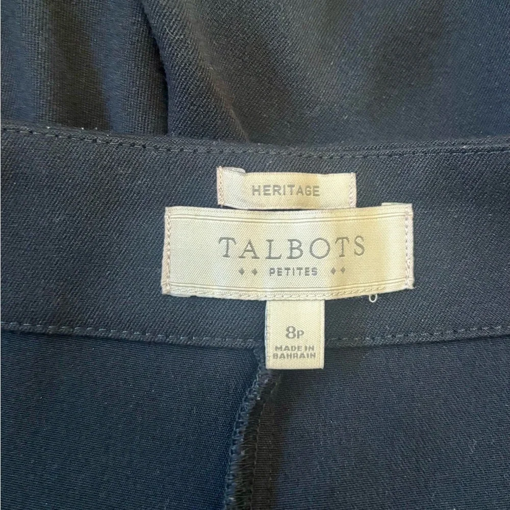 Talbots Petites black pants 8P; heritage style - Picture 4 of 5